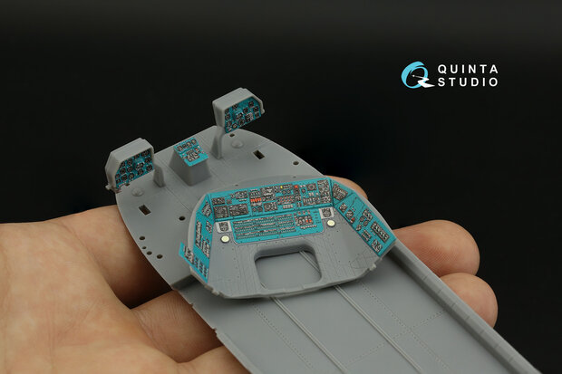 Quinta Studio QDS-48382 - Mi-8MT 3D-Printed & coloured Interior on decal paper (for Trumpeter kit) - Small Version - 1:48