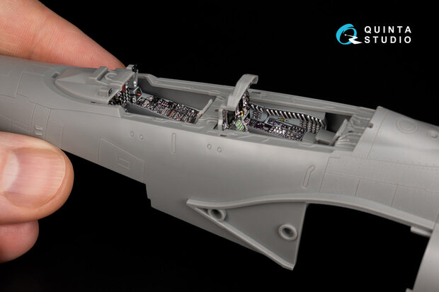 Quinta Studio QDS-48341 - F-4G early 3D-Printed & coloured Interior on decal paper  (for Meng kit) - Small Version - 1:48