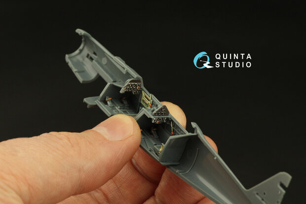 Quinta Studio QD72064 - Avia CS-199 3D-Printed & coloured Interior on decal paper (for Eduard kit) - 1:72