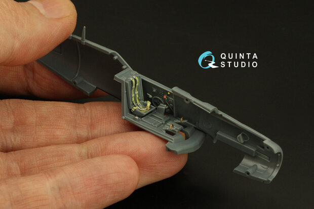 Quinta Studio QD72063 - Avia S-199 3D-Printed & coloured Interior on decal paper (for Eduard kit) - 1:72