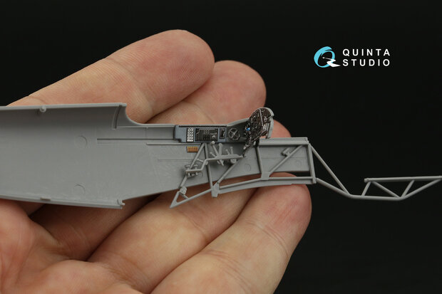 Quinta Studio QD48398 -  Yak-9T  3D-Printed & coloured Interior on decal paper (for Zvezda kit) - 1:48