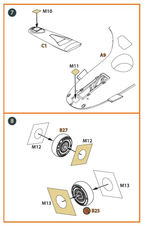 Clear Prop Models CPA72087 - TB.2 PE parts and painting mask x2 set for CP kits - 1:72