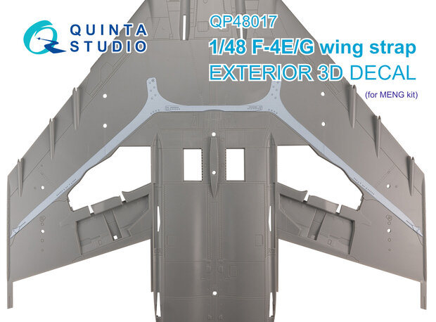 Quinta Studio QP48017 - F-4E/G wing strap (MENG) - 1:48