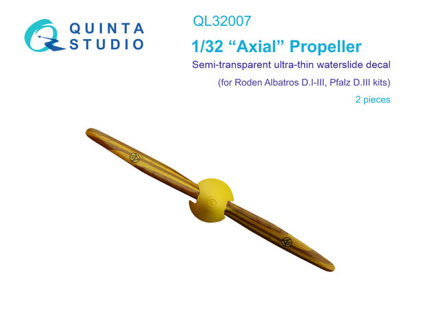 Quinta Studio QL32007 - Wooden Propellers Axial (Roden) - 1:32