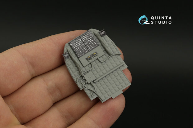 Quinta Studio QDS+35106 - AH-64D 3D-Printed & coloured Interior on decal paper (Takom)  (with 3D-printed resin parts) - Small Version - 1:35