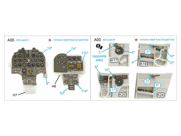 Quinta Studio QDS-48364 - F-82G Twin Mustang 3D-Printed & coloured Interior on decal paper (for Modelsvit kit) - Small Version - 1:48