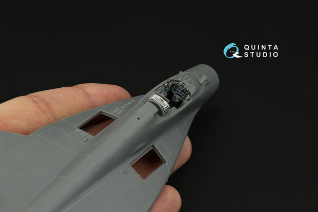 Quinta Studio QD72072 - MiG-29A NATO 3D-Printed & coloured Interior on decal paper (for GWH) - 1:72