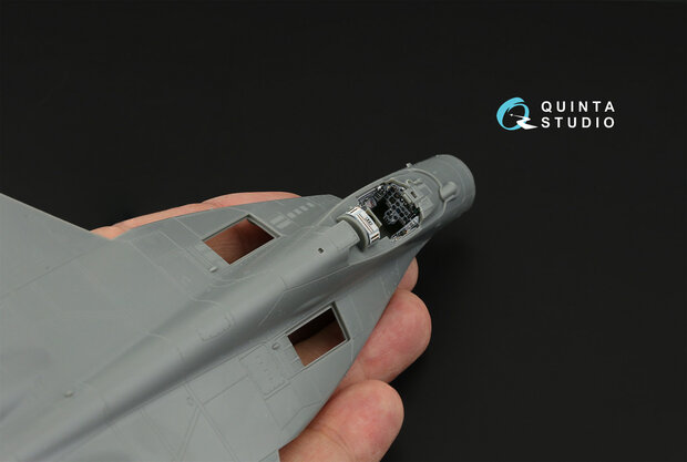 Quinta Studio QD72071 - MiG-29 9-12 3D-Printed & coloured Interior on decal paper (for GWH) - 1:72