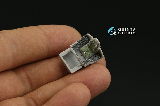 Quinta Studio QD72053 - A-1J 3D-Printed & coloured Interior on decal paper (for Hasegawa) - 1:72