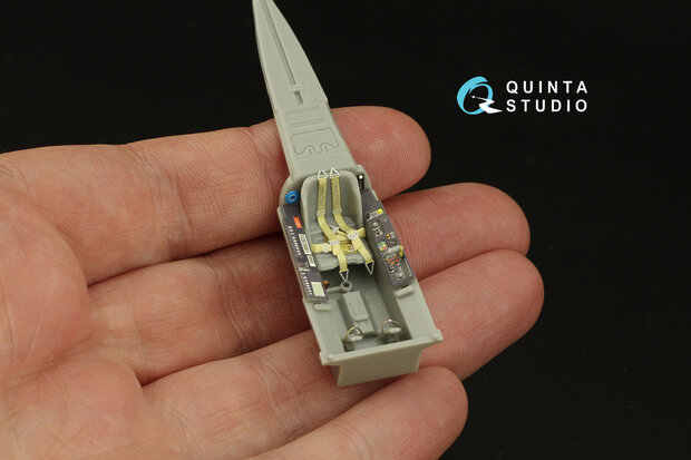 Quinta Studio QD48313 - Fw 190A-3 3D-Printed & coloured Interior on decal paper (for Hasegawa kit) - 1:48