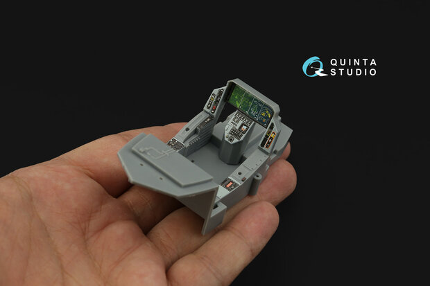 Quinta Studio QD32174 - F-35A/C 3D-Printed & coloured Interior on decal paper (for Trumpeter) - 1:32