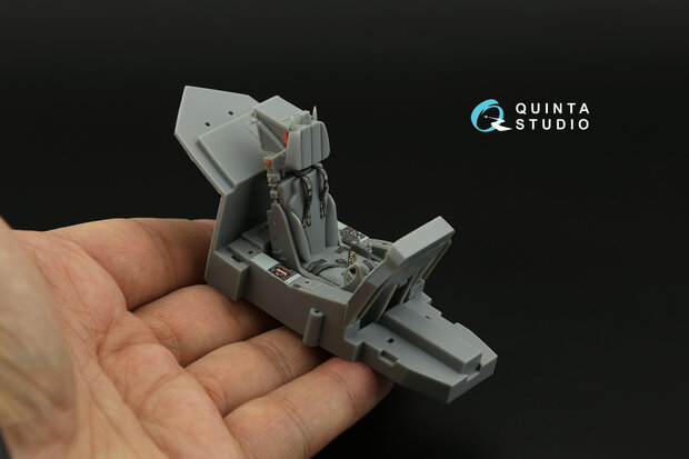 Quinta Studio QD32174 - F-35A/C 3D-Printed & coloured Interior on decal paper (for Trumpeter) - 1:32