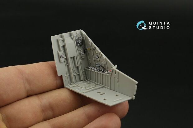 Quinta Studio QDS-32193 - AV-8B Harrier II early 3D-Printed & coloured Interior on decal paper (for Trumpeter) - Small Version - 1:32