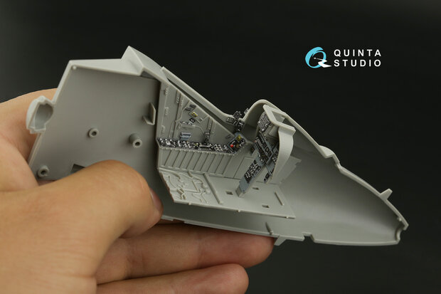 Quinta Studio QDS-32193 - AV-8B Harrier II early 3D-Printed & coloured Interior on decal paper (for Trumpeter) - Small Version - 1:32