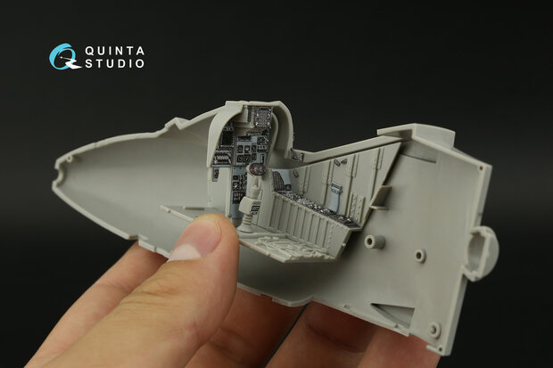 Quinta Studio QDS-32193 - AV-8B Harrier II early 3D-Printed & coloured Interior on decal paper (for Trumpeter) - Small Version - 1:32