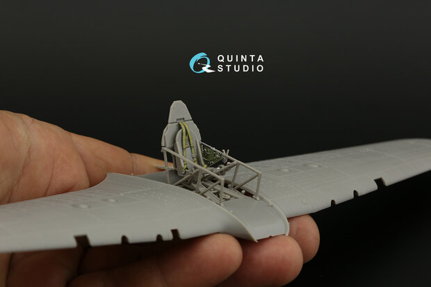 Quinta Studio QD48410 - Hurricane family 3D-Printed & coloured Interior on decal paper (for Arma Hobby) - 1:48