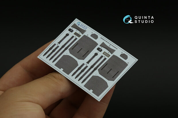 Quinta Studio QD35109 - MH-60S 3D-Printed & coloured Interior on decal paper (for Academy kit) - 1:35