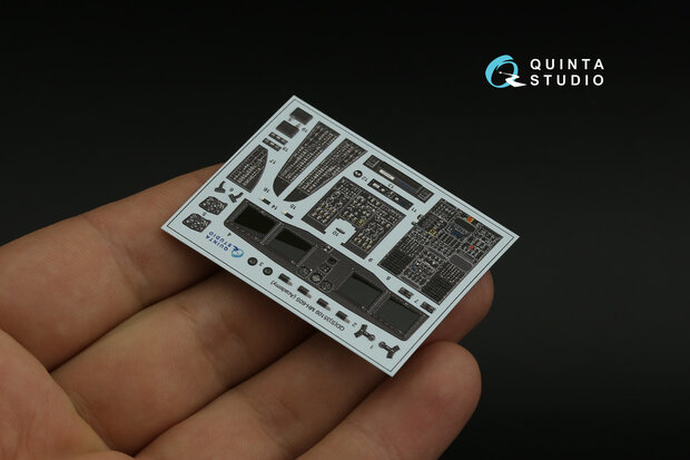 Quinta Studio QD35109 - MH-60S 3D-Printed & coloured Interior on decal paper (for Academy kit) - 1:35