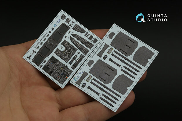 Quinta Studio QD35109 - MH-60S 3D-Printed & coloured Interior on decal paper (for Academy kit) - 1:35