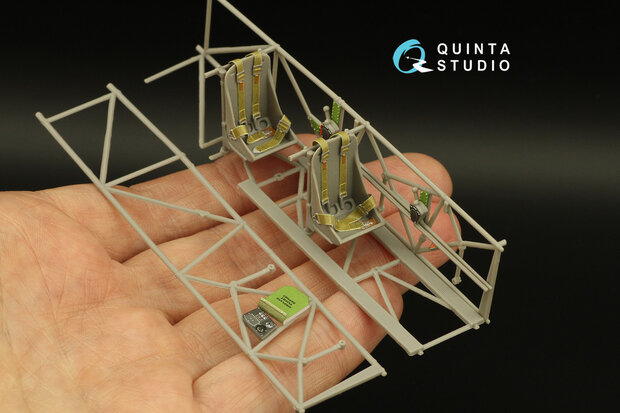 Quinta Studio QD32161 - PT-13 Kaydet 3D-Printed & coloured Interior on decal paper (for Roden kit) - 1:32