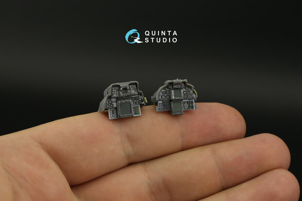 Quinta Studio QDS-48404 - F-14B 3D-Printed & coloured Interior on decal paper (for GWH kit) - Small Version - 1:48