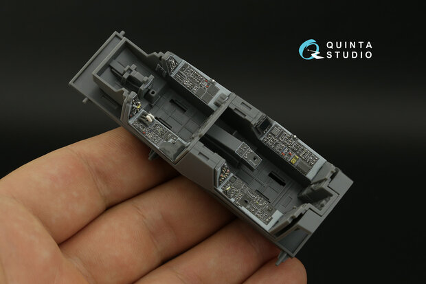 Quinta Studio QDS-48404 - F-14B 3D-Printed & coloured Interior on decal paper (for GWH kit) - Small Version - 1:48