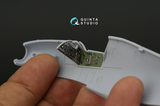 Quinta Studio QD48287 - Hawker Hurricane family 3D-Printed & coloured Interior on decal paper (for Airfix kit) - 1:48