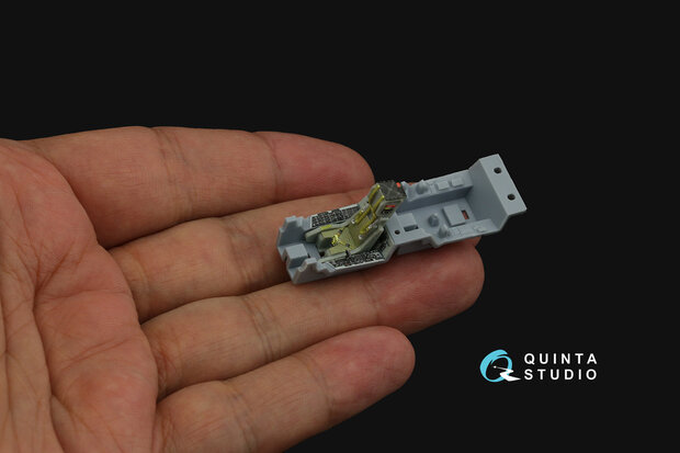 Quinta Studio QD72078 - F/A-18E 3D-Printed & coloured Interior on decal paper (for Academy kit) - 1:72