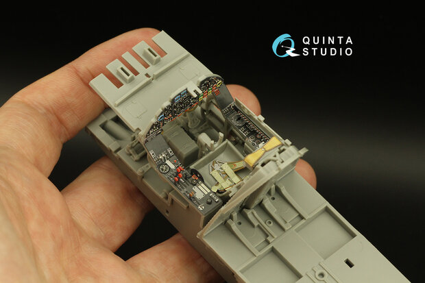 Quinta Studio QD32166 - Do 335A-12 3D-Printed & coloured Interior on decal paper (for Zoukei-mura kit) - 1:32