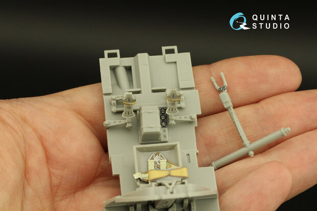 Quinta Studio QD32166 - Do 335A-12 3D-Printed & coloured Interior on decal paper (for Zoukei-mura kit) - 1:32