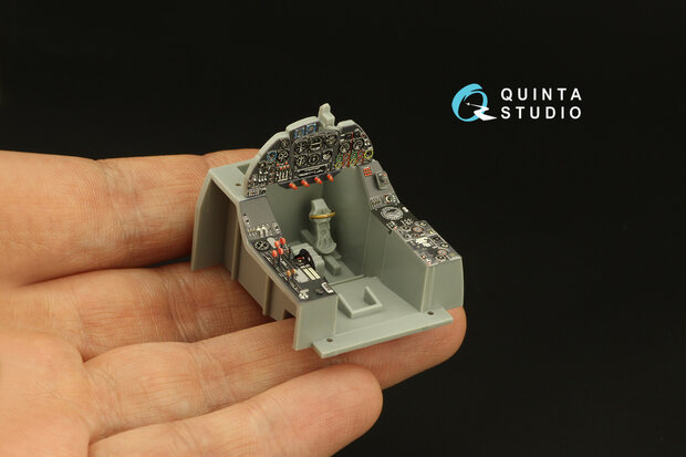 Quinta Studio QD32160 - Do 335A-10 3D-Printed & coloured Interior on decal paper (for HK models kit) - 1:32