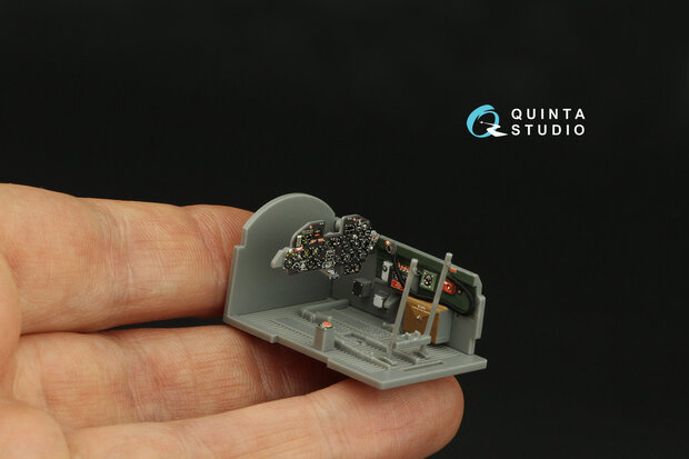 Quinta Studio QD48336 - P-47D Thunderbolt Razorback 3D-Printed & coloured Interior on decal paper (for Tamiya kit) - 1:48