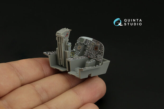 Quinta Studio QD48324 - A-6E 3D-Printed & coloured Interior on decal paper (for Kinetic kit) - 1:48