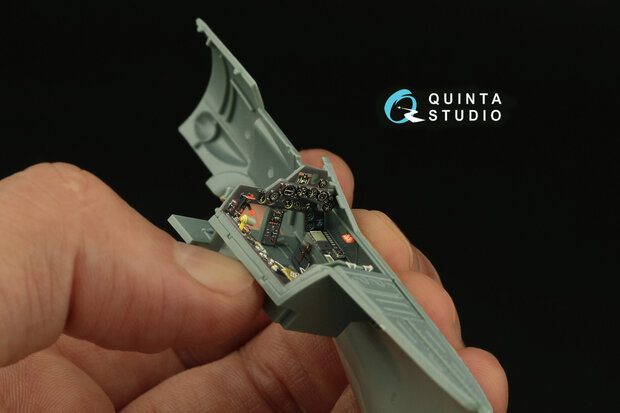 Quinta Studio QD48315 - Fw 190A-5/6 3D-Printed & coloured Interior on decal paper (for Eduard kit) - 1:48