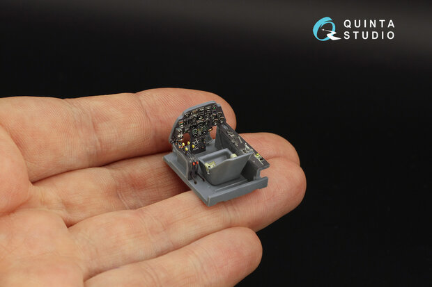 Quinta Studio QD48301 - Bf 110E/F 3D-Printed & coloured Interior on decal paper (for Eduard kit) - 1:48