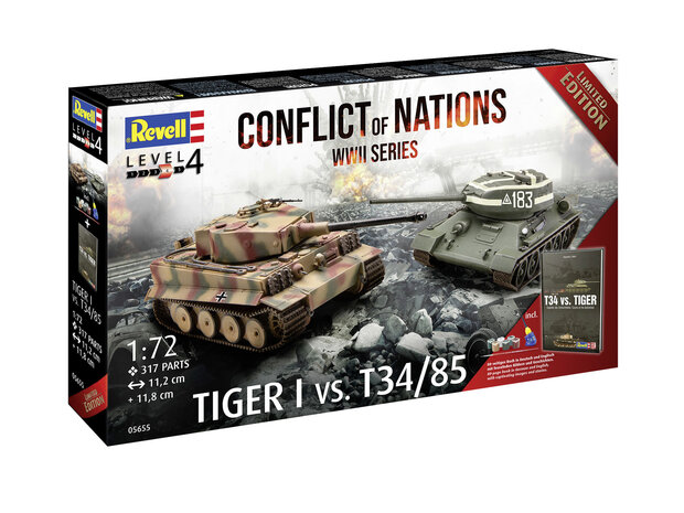 Revell 05655 - Conflict of Nations WWII Series - Gift Set - 1:72