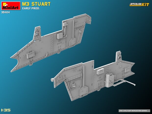 MiniArt 35404 - M3 Stuart Early Prod. Interior Kit - 1:35