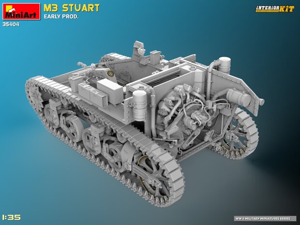 MiniArt 35404 - M3 Stuart Early Prod. Interior Kit - 1:35