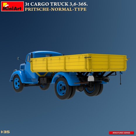 MiniArt 38079 - 3T Cargo Truck 3,6-36S. Pritsche-Normal-Type - 1:35