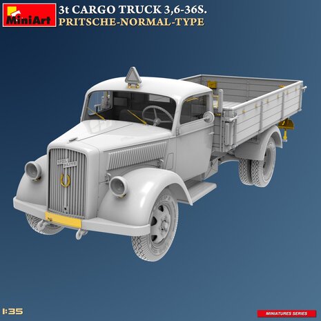 MiniArt 38079 - 3T Cargo Truck 3,6-36S. Pritsche-Normal-Type - 1:35