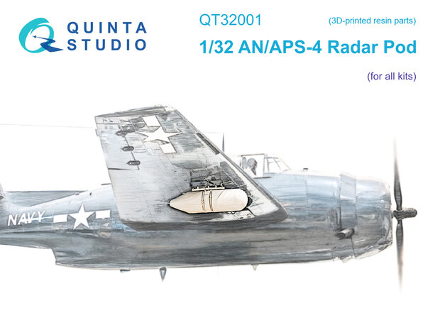 Quinta Studio QT32001 - AN/APS-4 Radar Pod (All kits) - 1:32