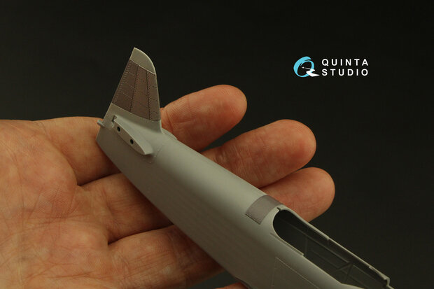 Quinta Studio QP48031 - Yak-9T Flaps and panels (for Zvezda kit) - 1:48