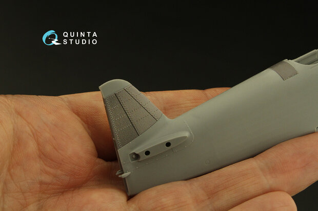 Quinta Studio QP48031 - Yak-9T Flaps and panels (for Zvezda kit) - 1:48