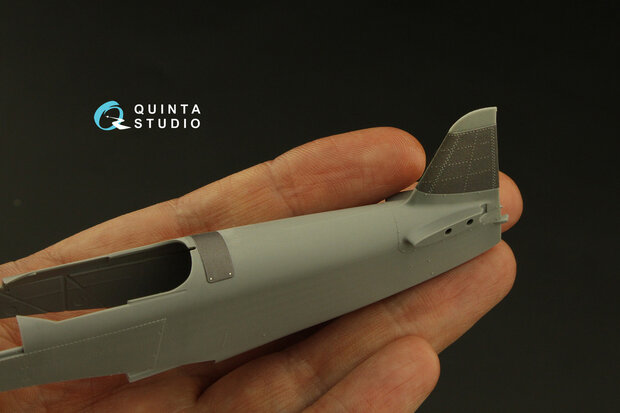 Quinta Studio QP48031 - Yak-9T Flaps and panels (for Zvezda kit) - 1:48