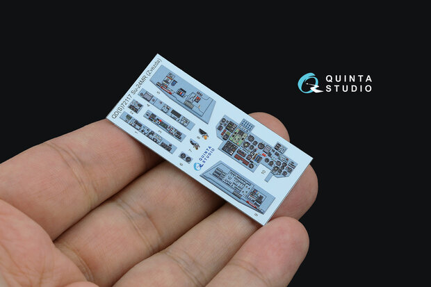 Quinta Studio QDS-72117 - Su-24MR 3D-Printed & coloured Interior on decal paper (for Zvezda kit)- Small Version - 1:72