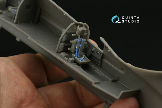 Quinta Studio QD48444 - Fairey Gannet AS.1_AS.4 3D-Printed & coloured Interior on decal paper (for Airfix kit) - 1:48