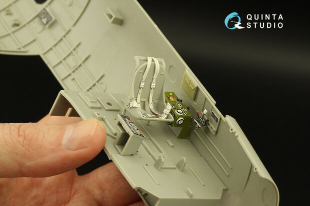 Quinta Studio QD32178 - TBM-3 Avenger 3D-Printed & coloured Interior on decal paper (for Trumpeter kit) - 1:32