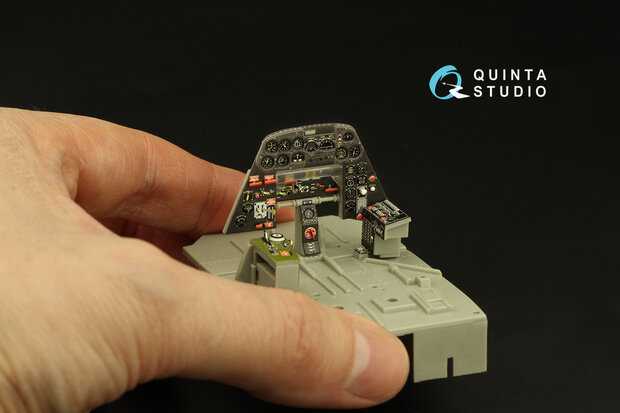 Quinta Studio QD32178 - TBM-3 Avenger 3D-Printed & coloured Interior on decal paper (for Trumpeter kit) - 1:32