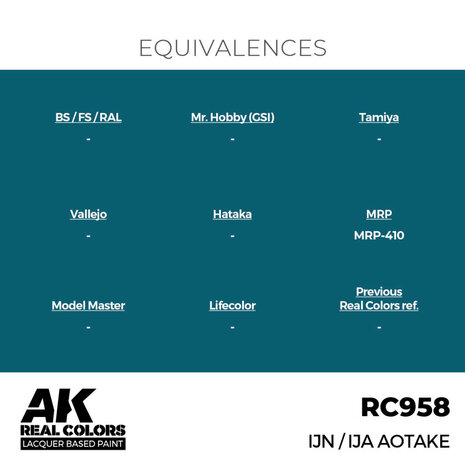 RC958 - IJN /IJA Aotake 17 ml - [AK Interactive]