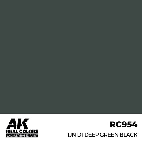 RC954 - IJN D1 Deep Green Black 17ml - [AK Interactive]